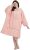 Beauty Shine Wearable Blanket Hoodie for Adults Women Men Oversized Sherpa Sweatshirt Blanket with Pockets One Size Fits All (Pink, Zipper)