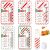 Sacubee 30 Pcs Christmas Lip Balms Bulk Xmas Lip Balm Honey Flavored 5 Styles Holiday Party Treat Goodie Bags Stuffers Small Gifts for Kids Women Men